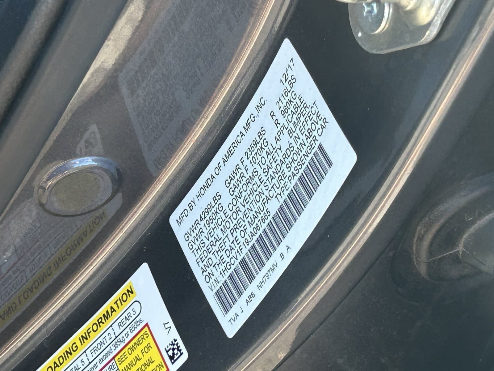 Certified 2018 Honda Accord LX image 34
