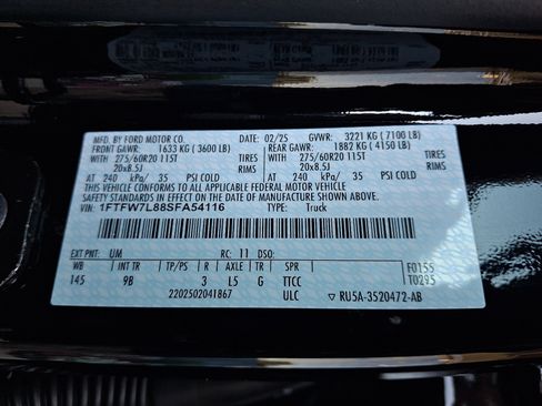 Used 2025 Ford F150 Platinum AWD/4WD image 27