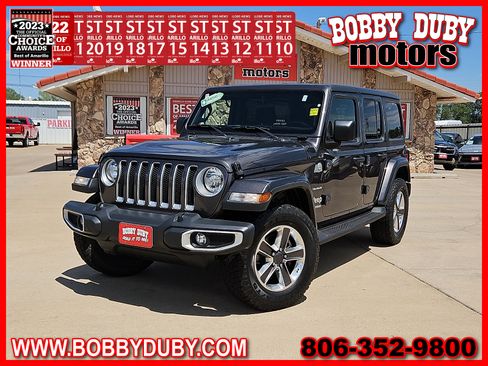 Used 2021 Jeep Wrangler Unlimited Sahara AWD/4WD image 1