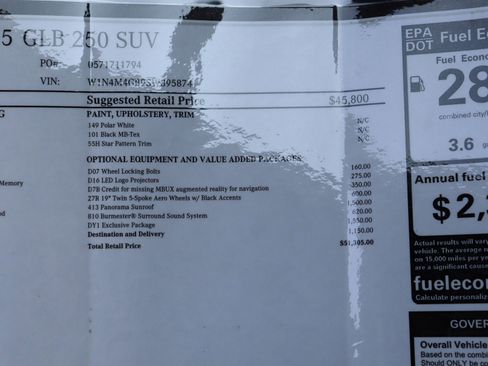 New 2025 Mercedes-Benz GLB 250 image 50
