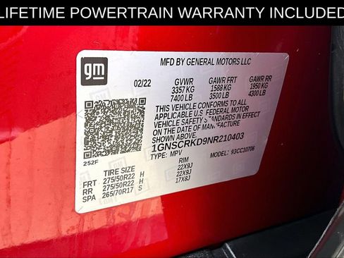 Used 2022 Chevrolet Tahoe RST w/ Luxury Package RWD image 44