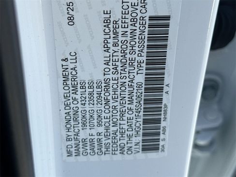 New 2025 Honda Accord SE image 26