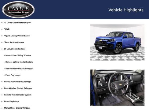 Used 2022 Chevrolet Colorado LT w/ LT Convenience Package AWD/4WD image 4