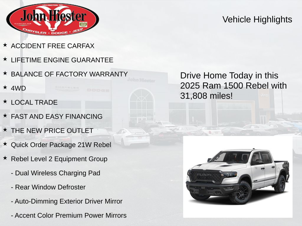 Used 2025 RAM 1500 Rebel w/ Rebel Level 2 Equipment Group AWD/4WD image 3