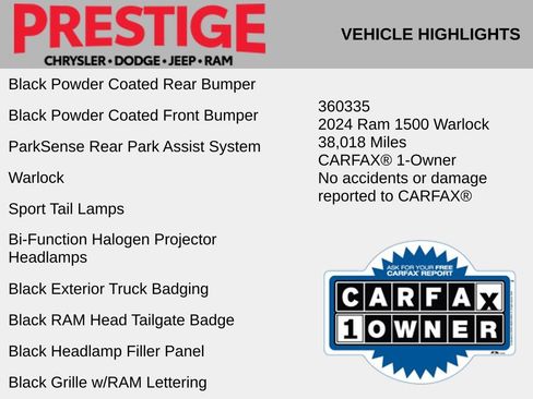 Used 2024 RAM 1500 Classic Warlock RWD image 6