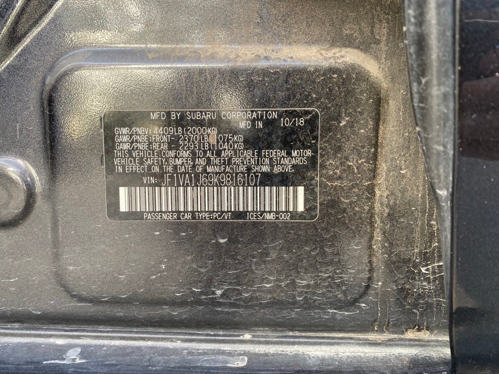 Used 2019 Subaru WRX Limited AWD/4WD image 16