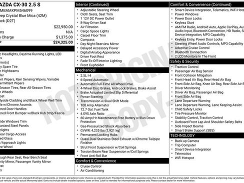 Used 2023 MAZDA CX-30 AWD 2.5 S image 16