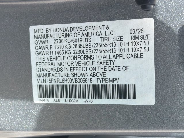 New 2027 Honda Odyssey Elite image 34