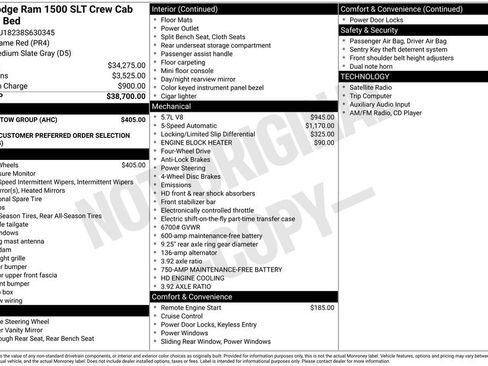 Used 2008 Dodge Ram 1500 Truck SLT w/ Trailer Tow Group AWD/4WD image 14