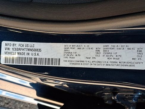 Used 2021 RAM 1500 Limited AWD/4WD image 33