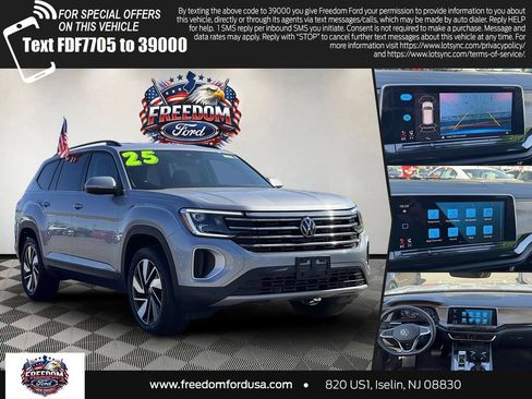 Used 2025 Volkswagen Atlas SE AWD/4WD image 1