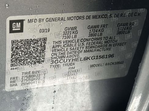 Used 2019 Chevrolet Silverado 1500 High Country image 28