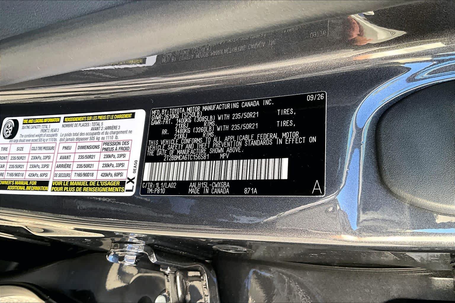 New 2026 Lexus RX 350 w/ Convenience Package AWD/4WD image 17