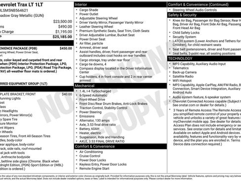 Used 2022 Chevrolet Trax LT w/ LT Convenience Package FWD image 4