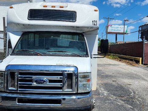 Used 2012 Ford E-450 and Econoline 450 Super Duty w/ Shuttle Bus Prep Pkg image 1