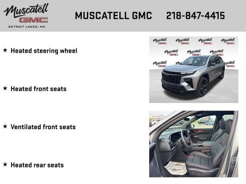 Used 2024 Chevrolet Traverse RS w/ LPO, Floor Liner Package image 12