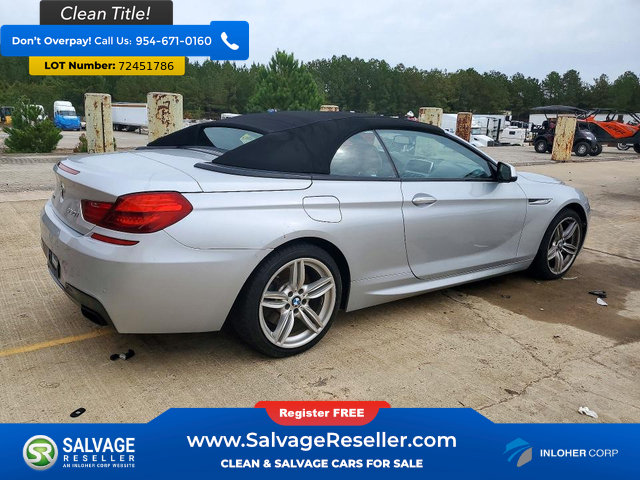 Used 2015 BMW 650i xDrive Convertible AWD/4WD image 4