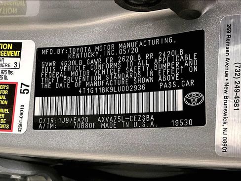 Used 2020 Toyota Camry SE AWD/4WD image 19