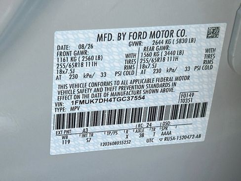 New 2026 Ford Explorer Active RWD image 21