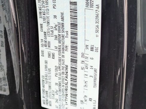 Certified 2020 Ford F150 Raptor w/ Equipment Group 802A Luxury AWD/4WD image 17