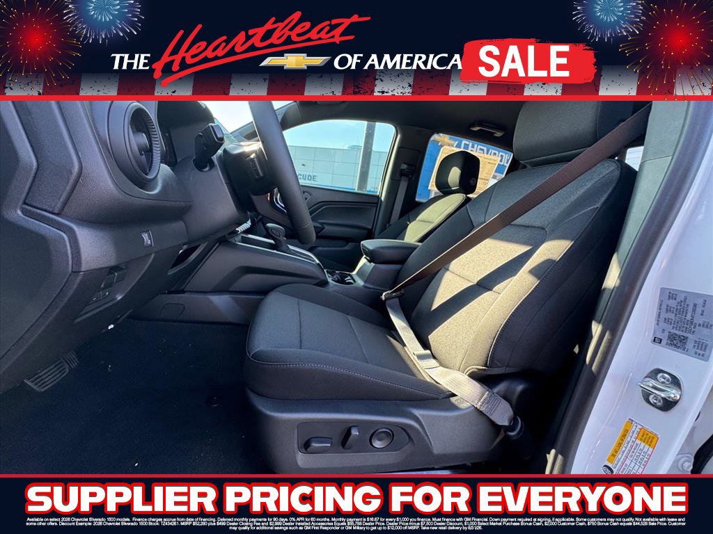 New 2026 Chevrolet Colorado W/T w/ WT Custom Package RWD image 12