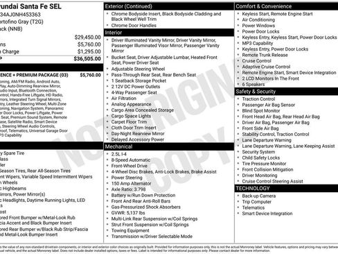 Used 2022 Hyundai Santa Fe SEL w/ Convenience + Premium Package FWD image 10