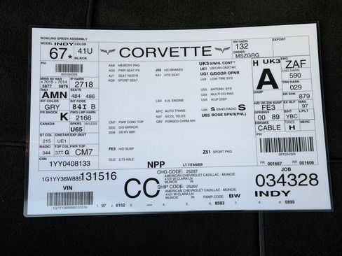 Used 2008 Chevrolet Corvette Convertible w/ Preferred Equipment Group image 40