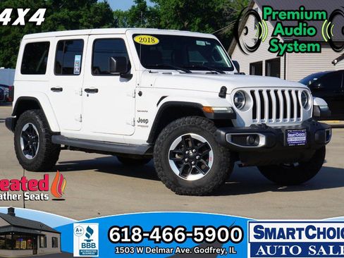 Used 2018 Jeep Wrangler Unlimited Sahara w/ Dual Top Group AWD/4WD image 1