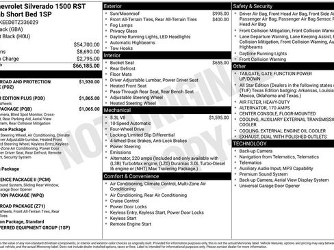 New 2026 Chevrolet Silverado 1500 RST AWD/4WD image 70