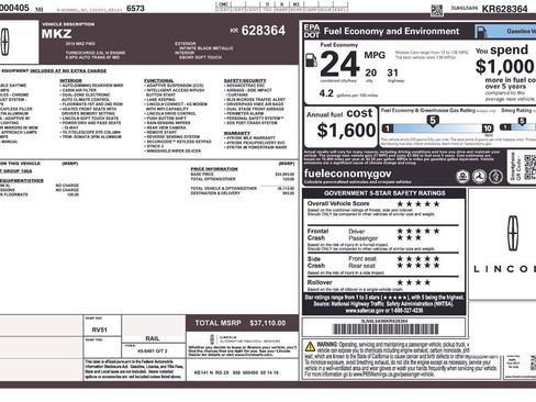 Used 2019 Lincoln MKZ Premiere FWD image 17