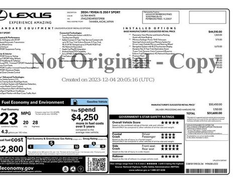 Used 2024 Lexus IS 350 F Sport image 3