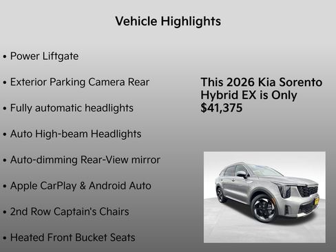 New 2026 Kia Sorento EX w/ EX Premium Package image 10