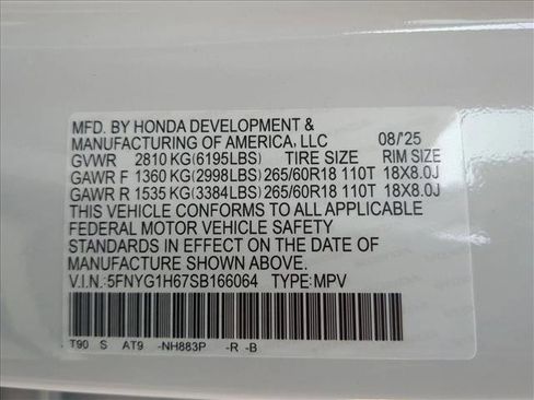 New 2025 Honda Pilot TrailSport image 19