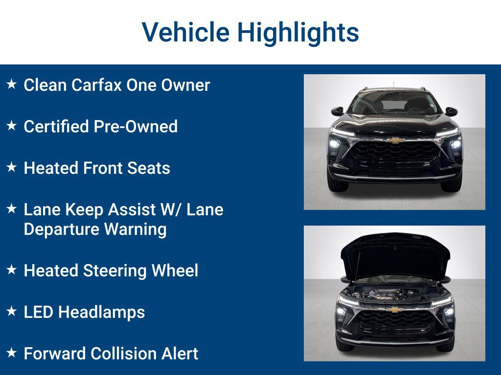 Certified 2025 Chevrolet Trax LT w/ LT Convenience Package FWD image 3