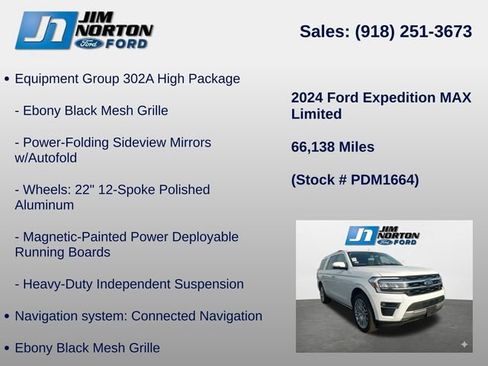 Used 2024 Ford Expedition Max Limited AWD/4WD image 8