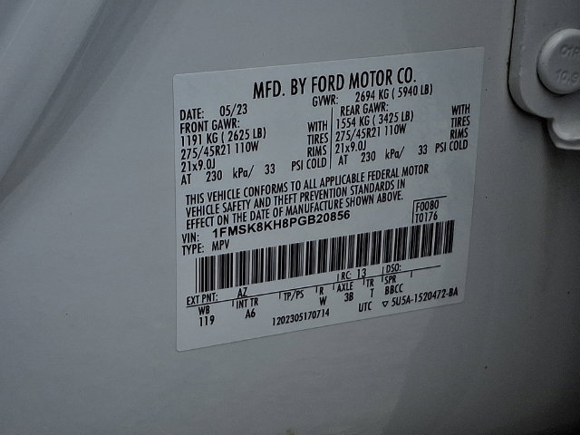 Certified 2023 Ford Explorer ST-Line w/ Class IV Trailer Tow Package AWD/4WD image 29