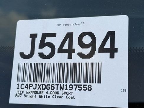 New 2026 Jeep Wrangler Sport image 35