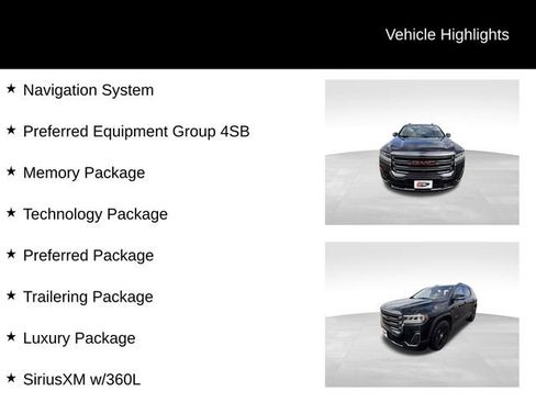 Used 2021 GMC Acadia AT4 w/ Technology Package image 13