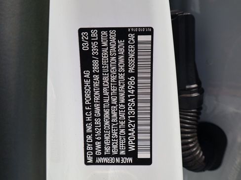 Certified 2023 Porsche Taycan w/ Premium Package RWD image 28