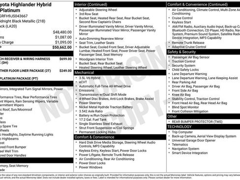 Used 2018 Toyota Highlander Limited Platinum AWD/4WD image 19