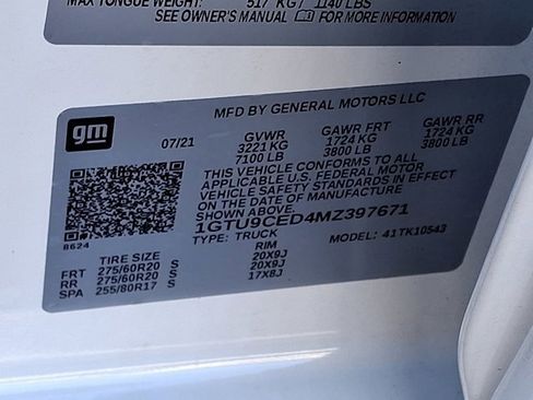Used 2021 GMC Sierra 1500 Elevation image 30