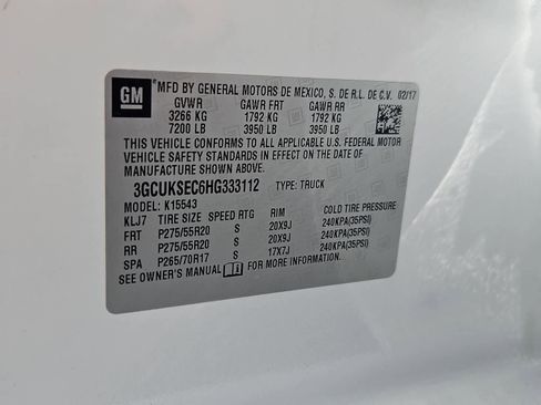 Used 2017 Chevrolet Silverado 1500 LTZ Z71 w/ LTZ Plus Package AWD/4WD image 37