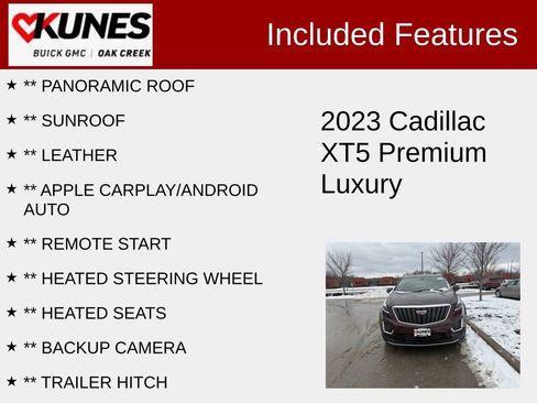 Used 2023 Cadillac XT5 Premium Luxury AWD/4WD image 2