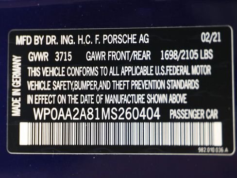 Used 2021 Porsche 718 Cayman RWD image 71