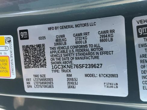 Used 2025 Chevrolet Silverado 2500 LT AWD/4WD image 9