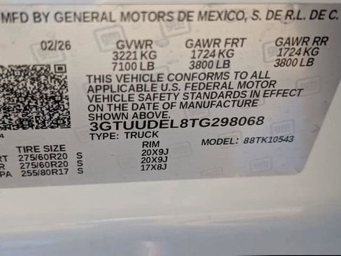 New 2026 GMC Sierra 1500 SLT w/ SLT Premium Plus Package AWD/4WD image 22