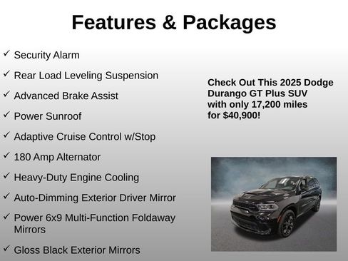 Used 2025 Dodge Durango GT AWD/4WD image 8