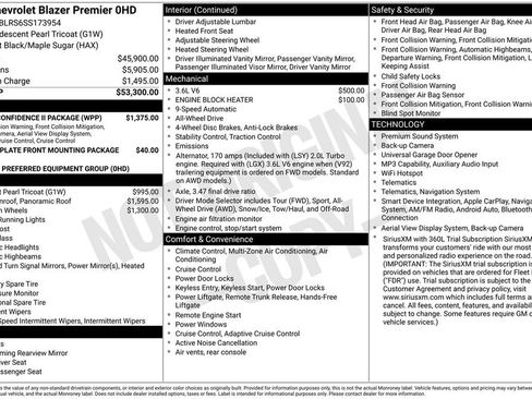 Used 2025 Chevrolet Blazer Premier w/ Driver Confidence II Package image 21