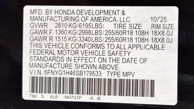 Used 2025 Honda Pilot EX-L image 50