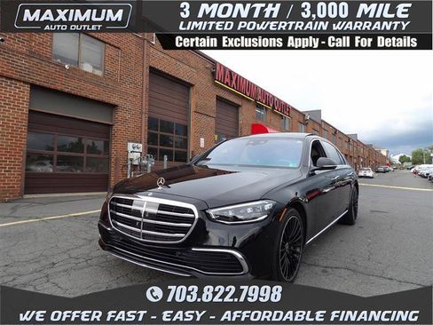 Used 2021 Mercedes-Benz S 580 4MATIC Sedan image 1